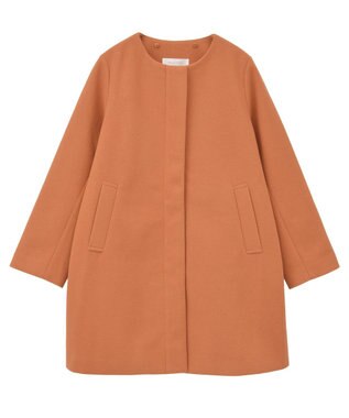 Green Parks ２ｗａｙフード取り外しＡラインコート Orange