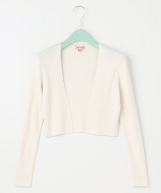 TOCCA SILK RIB BOLERO ボレロ アイボリー系