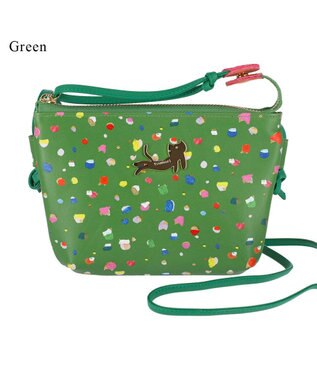 tsumori chisato CARRY てんてん ショルダーバッグ ミニバッグ グリーン
