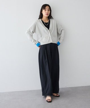 CRAFT STANDARD BOUTIQUE コットンナイロンカーブパンツ Black