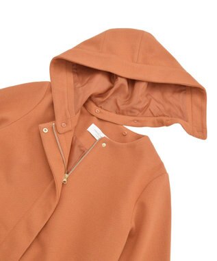 Green Parks ２ｗａｙフード取り外しＡラインコート Orange