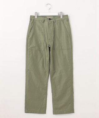 自由区 【XSサイズ~/洗える】GUNG HO（ガンホー） ベイカーパンツ カーキ系