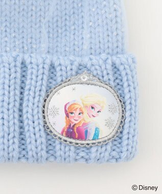 ANY KIDS 【ディズニー/FROZEN】ワッペン付きニット帽 サックスブルー
