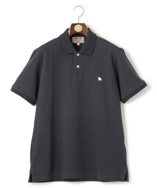J.PRESS MEN 気品と愛嬌のバランスが抜群！【J.PRESS人気NO1ポロシャツ】 バックブルカノコレジメン ポロシャツ グレー系
