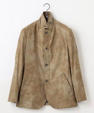 JOSEPH ABBOUD 【軽量/スウェードタッチ/撥水】ライトスウェード ジャケット ベージュ系