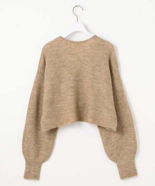 ANY SIS 【洗える】クロスレイヤードニット ワンピース ベージュ