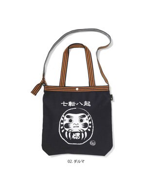 ROOTOTE 1974【A4サイズ収納】RT.トール.クールジャパン.マエカケ-B 02：ダルマ
