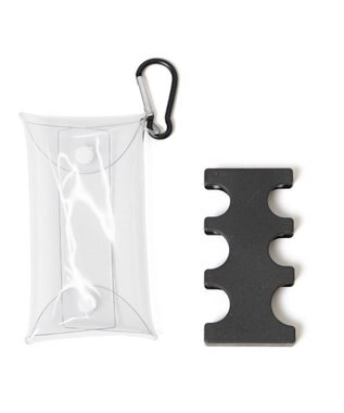 WEGO クリアケースコインホルダー ブラック