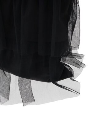 AMERICAN HOLIC チュールティアードフリルＢＡＧ Black