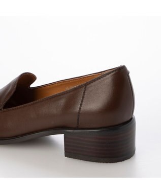 ing <ing>ヒールローファー ブラウン