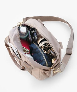 TOCCA 【WEB＆一部店舗限定】【一部カラー撥水】AMIRARE NYLON BOSTON M ボストンバッグ ベージュ系