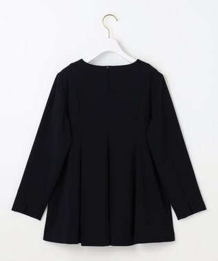 ANY SIS 【洗える】セレモニーダブルクロス ブラウス ネイビー