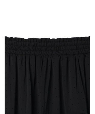 earth music&ecology フロッキードットシアーティアードスカート Black