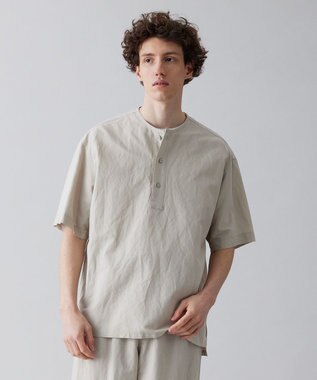 ライトリネン ヘンリーネックシャツ / UNFILO MENS | ファッション通販 