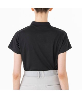 ZERO HALLIBURTON フライフロント 鹿の子 ポロシャツ 82831 W4S1a レディースゴルフ ブラック