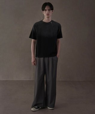 WEGO ピアス付きT（SS） スミクロ