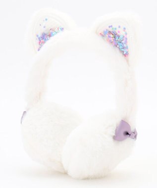 ANY KIDS ネコ耳イヤーマフ ホワイト