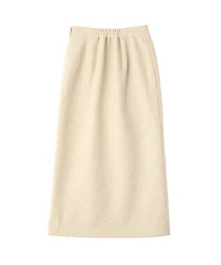 CRAFT STANDARD BOUTIQUE ラップ風Iラインスカート Light Beige