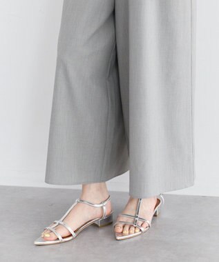 YECCA VECCA ラッフルキャミオールインワン Gray