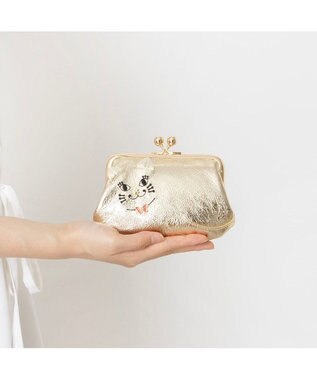 ANNA SUI TITIソフト 口金ミニ財布 ゴールド