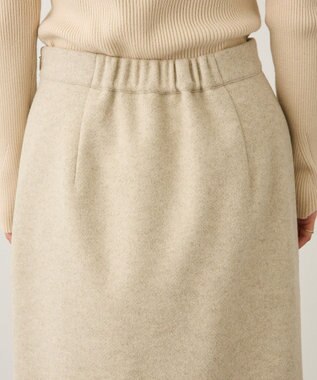 CRAFT STANDARD BOUTIQUE ラップ風Iラインスカート Light Beige