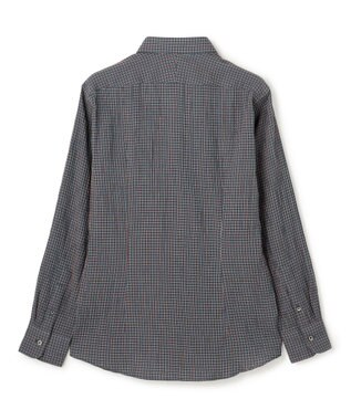 JOSEPH HOMME 新素材【ドライタッチ/ストレッチ】ドライコットンドビー　レギュラーカラーシャツ ネイビー系