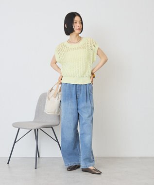 AMERICAN HOLIC スクエアトゥレースアップパンプス Bronze