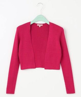 TOCCA SILK RIB BOLERO ボレロ レッド系