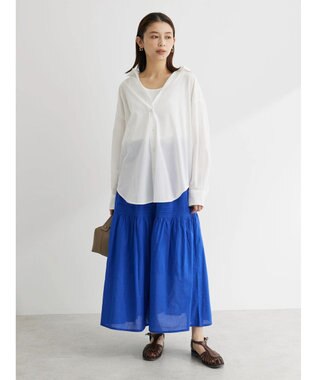 Green Parks 前後２ｗａｙリブタンク Off White