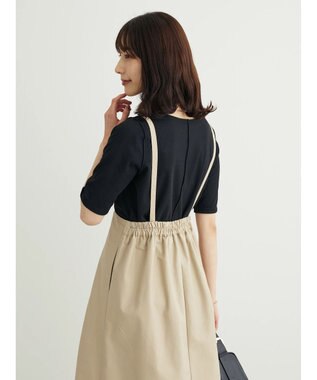 Green Parks サス付きスカート Beige