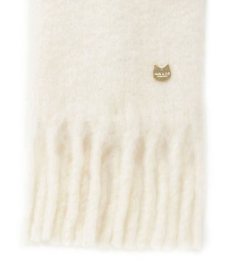 MOONBAT PAUL&JOE ACCESSOIRES(ポール&ジョー) ボリュームマフラー 無地 オフホワイト