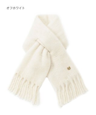 MOONBAT PAUL&JOE ACCESSOIRES(ポール&ジョー) ボリュームマフラー 無地 オフホワイト