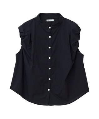 CRAFT STANDARD BOUTIQUE フレンチスリーブブラウス Black