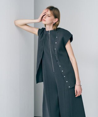 uncrave スムースニット 2WAYジレ