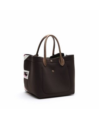 A.D.M.J. 【魔法の様に軽い】マジックライト/ユニオンジャックキューブトート25cm ブラウン