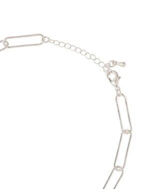 earth music&ecology ハートチェーンネックレス Silver