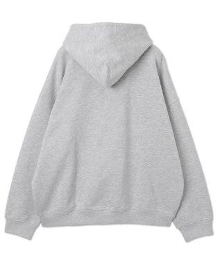 WEGO 【ユニセックス着用ITEM】ワッペンロゴパーカー アッシュグレー