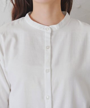 Tiaclasse 【2点セット】ニットベスト＋起毛シャツ チャコールグレー