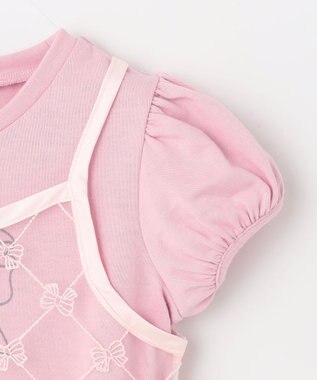 ANY KIDS チュールキャミソール付き ワンピース ピンク