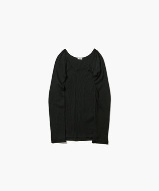 ATON COMPACT RIB | ロングスリーブＴシャツ BLACK