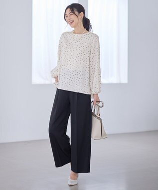 ANY 【2SET】ハンサムジレ×ワイドパンツセット ブラック