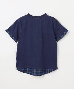 J.PRESS KIDS 【140-170cm】マドラスＴシャツ ネイビー系