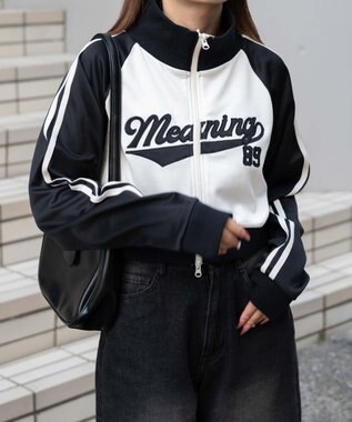 WEGO スタジアムロゴトラックジャケット ブラック