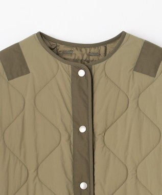 NAVE ライナーキルトアウターsize2 カーキ系