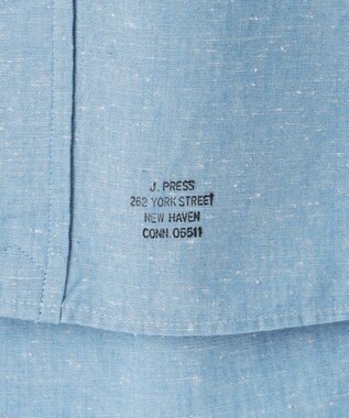 J.PRESS MEN 【WEB・一部店舗限定】インディゴ シャンブレー シャツ サックスブルー系