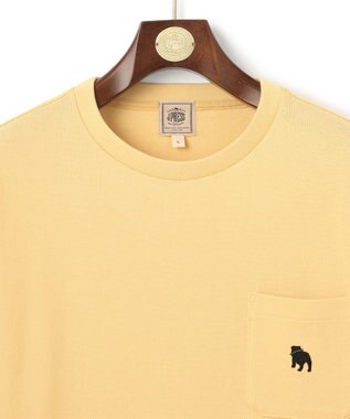 J.PRESS MEN 【WEB・一部店舗限定】カノコバックブル Tシャツ イエロー系