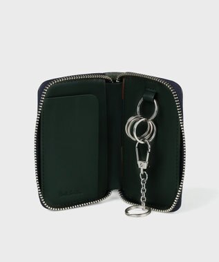 Paul Smith ブライトストライププラー スマートキー&カードケース ブラック
