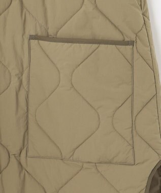 NAVE ライナーキルトアウターsize2 カーキ系