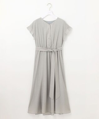 ANY SIS ドビーシアーチェック ワンピース ミント