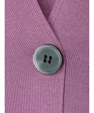 earth music&ecology ＵＶカット加工　ＢＩＧカーディガン Pink